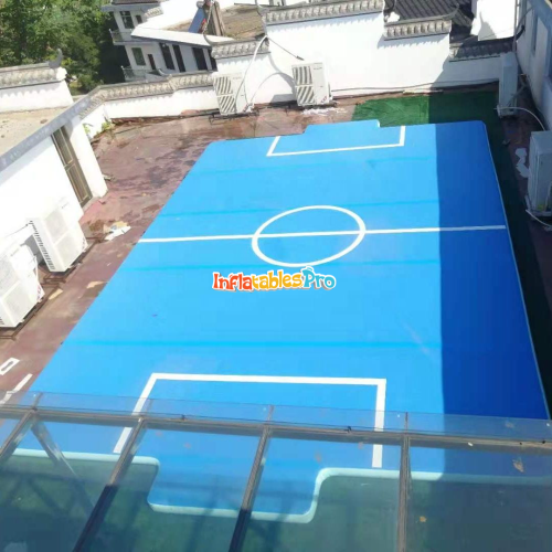 indoor trampoline park full spray painting wood grain basketball court gymnastic mat football gymnastic mat water floating closed air drawing