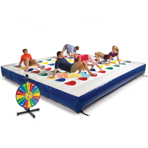 busy hands and feet with inflatable twister floatation bed body twister mat twister balance carpet