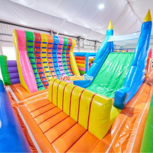 inflatable castle naughty castle children‘s park trampoline outdoor stall large inflatable castle slide amusement equipment