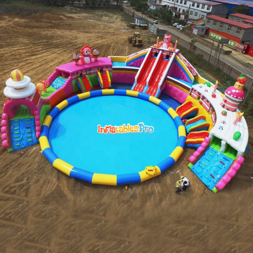 european summer water park one-stop supplier inflatable water park ce certification inflatable water park