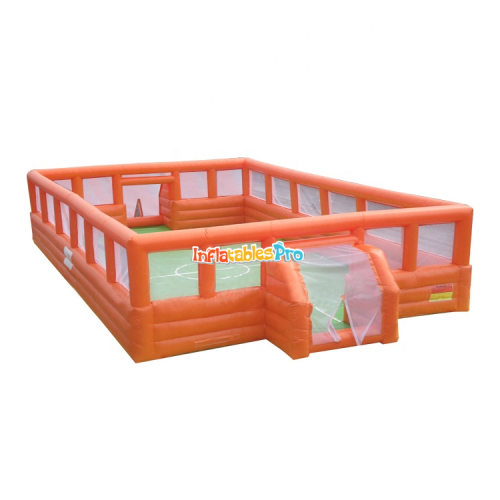 cheap bumperball inflatable fence field inflatable competition fence field grass earth field inflatable football field