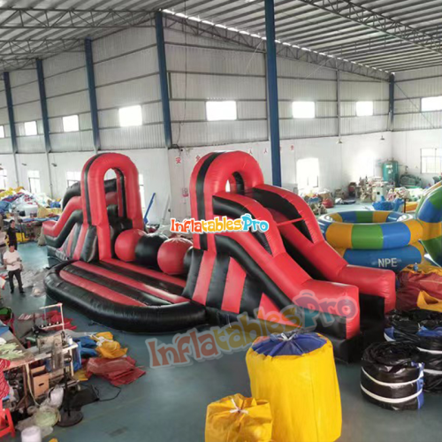 children‘s parkour inflatable combined with physical fitness hall indoor sprint obstacle running and jumping hurdle fitness pvc inflatable air mold