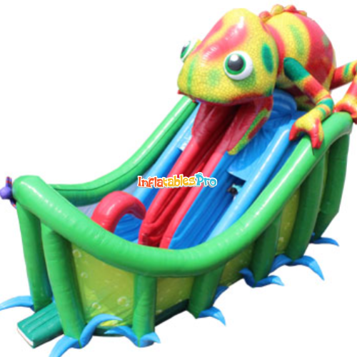 chameleon giant inflatable slide inflatable dry slide inflatable entertainment city inflatable castle party combination slide