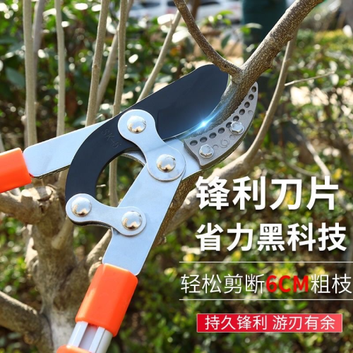 pruning branches garden fruit tree scissors pruning shear high thick branch shears strong shears labor-saving retractable gardening tools scissors