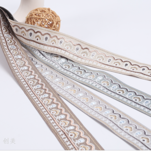 factory wholesale ethnic embroidery lace clothing accessories collar skirt accessories