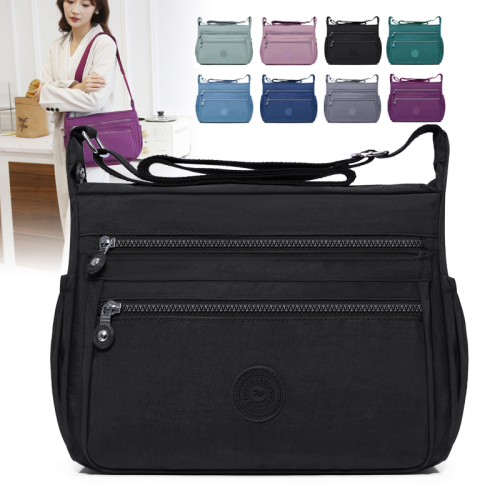 new fashion washed cloth mummy bag leisure daily travel travel shoulder large capacity lightweight women‘s messenger bag