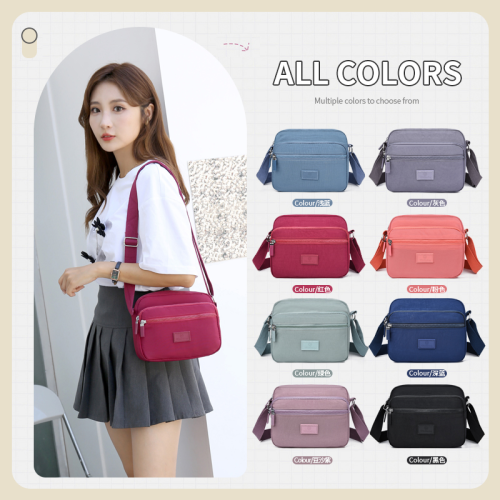 new style washed cloth small shoulder bag fashionable travel small all-match shoulder bag cross-border casual lightweight women‘s crossbody bag