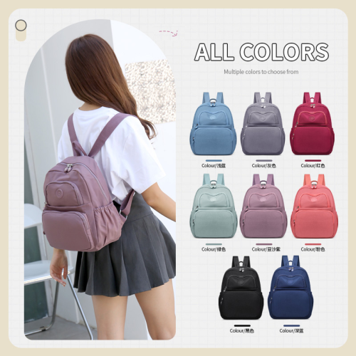 fashion personality design washed cloth high sense mummy bag lightweight and large capacity cross-border foreign trade women‘s backpack