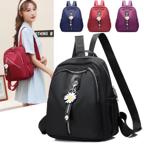 backpack women‘s summer new fashion casual large capacity college students commuter bag travel travel bag women‘s foreign trade