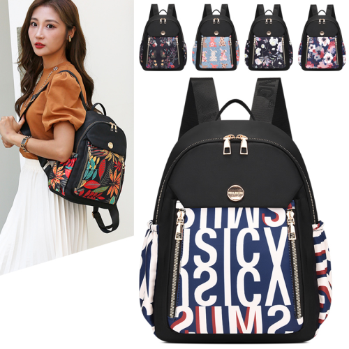 backpack women‘s fashion new nylon cloth lightweight personality special-interest design casual bag women‘s foreign trade double back