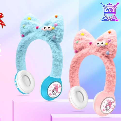 new cross-border msl-835 creative cartoon little bunny plush children‘s wireless headset bluetooth gift