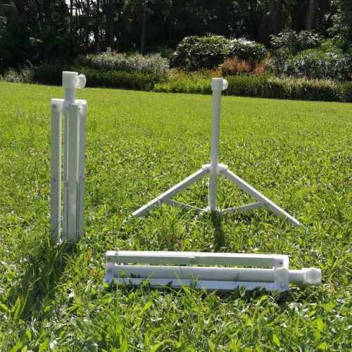 户外伞座摆摊遮阳沙滩太阳伞插便携可折叠十字伞座支架固定底座