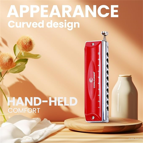 魔术师Conjurer10孔40音口琴半音阶乐器儿童成人初学者批发厂家