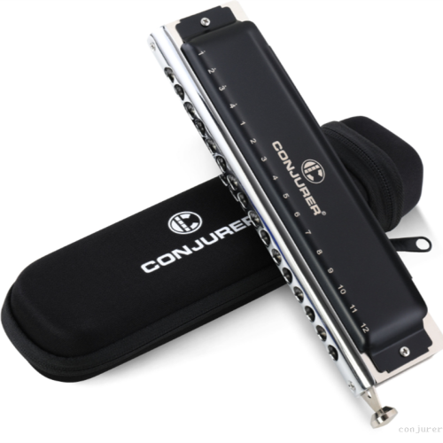 魔术师Conjurer16孔半音阶口琴乐器成人学生专业初学者厂家批发