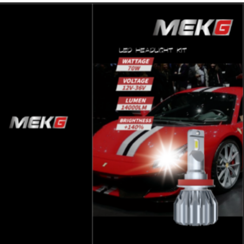 [mekg] car led s10 private model headlight 70w h4 h7 h3 far and near light headlight