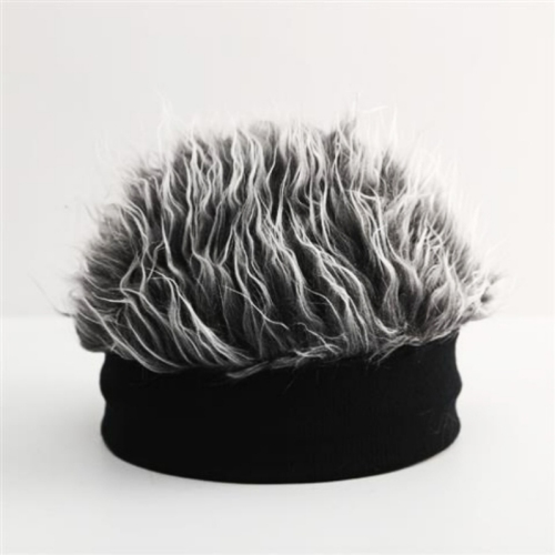 cross-border hot hat wig chinese landlord hat hip hop hat men‘s ins women‘s knitted hat furry hat southeast asia hot sale