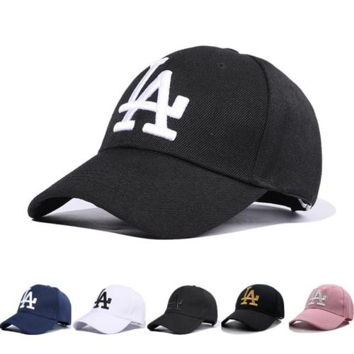 fashion european and american fashion brand adult la baseball cap men‘s and women‘s letter embroidery peaked cap outdoor sun protection peaked cap