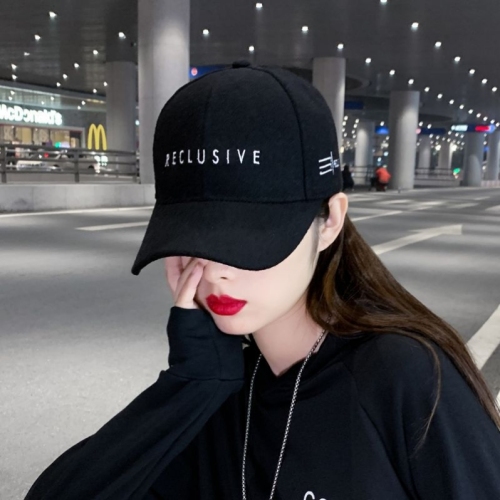 hat female spring and summer round face japanese cute peaked cap ins fashion brand couple male korean style baseball cap sun hat