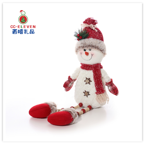 Christmas decorations snowman baby doll Christmas tree decoration shopping window scene layout photo props