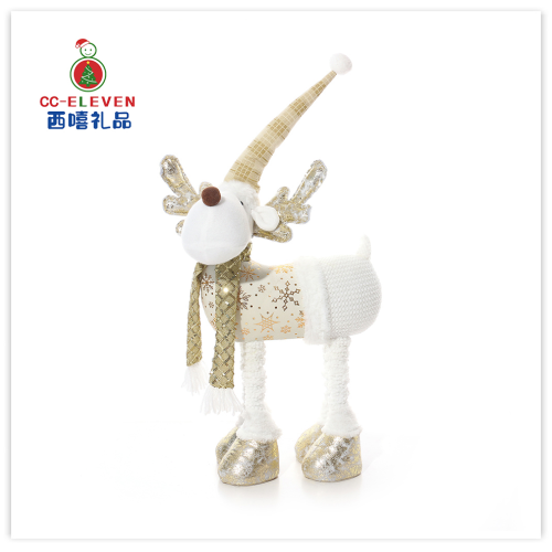 Christmas standing doll Christmas table decorative ornaments window background layout supplies