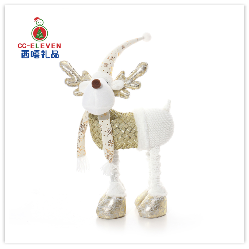 Christmas standing doll Christmas table decorative ornaments window background layout supplies