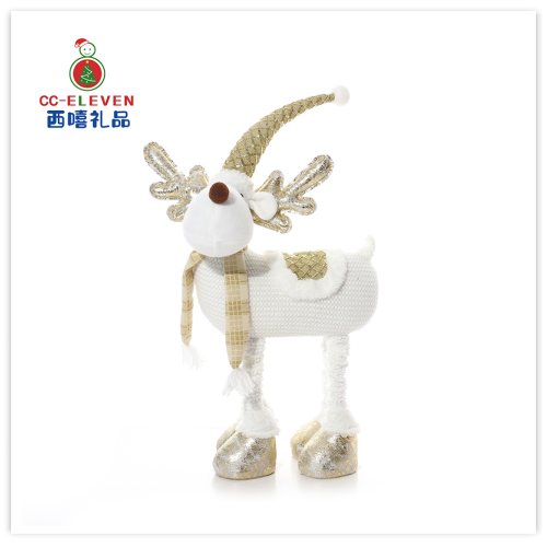 Christmas standing doll Christmas table decorative ornaments window background layout supplies
