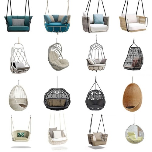 rattan woven outdoor hanging basket swing hanging leisure internet celebrity balcony rope woven sofa woven bird‘s nest personality rocking chair tide