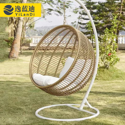 internet celebrity bird‘s nest glider outdoor hanging swing basket rattan balcony outdoor rocking chair home indoor cradle wooden