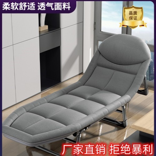 folding bed single office lunch break recliner marching household portable accompanying bed siesta appliance bed adjustable american style