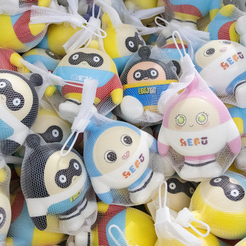 authentic second generation egg puff party slow rebound pinch cute doll stress relief toy tiktok toys