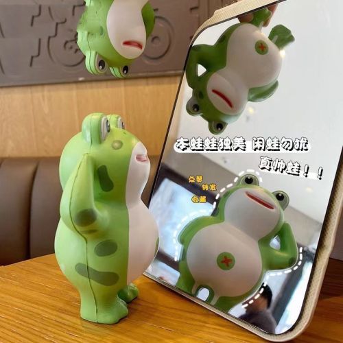 decompression internet celebrity salute frog pinch lecon italian decompression squishy toys for girls office vent gift