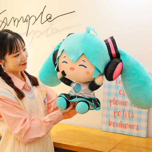 factory direct sales toy bow hatsune miku cute doll high quality gift anime peripheral birthday gift