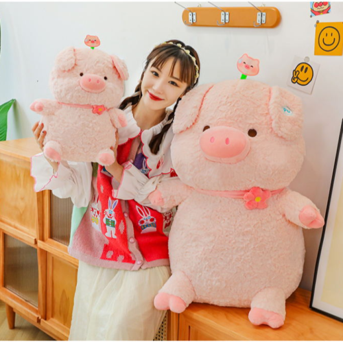 factory direct sales toy soothing pig doll plush toys pig doll doll sleeping pillow on bed