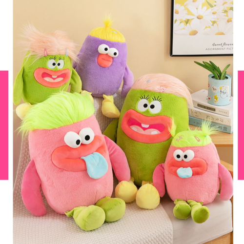 factory direct sales doll variety ugly doll ugly monster dormitory birthday gift college student long tongue monster