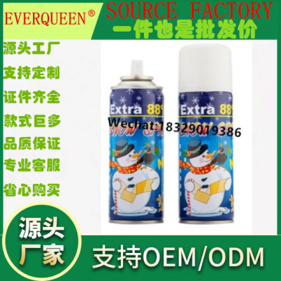 250ml Flying Snow Snow Melted into Water Party Opponent Spray Snow Flying Snow Christmas Props Snow Spray Cans
