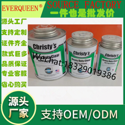 Christy's Heavy Clear Pvc Water Pipe Water Pipe Fittings Joint Pipe Fittings Glue Strong Glue
