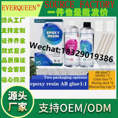 Factory Wholesale 1:1Fast Transparent Epoxy Resin AB Glue