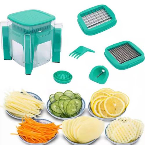 factory direct supply new multi-functional 12-piece vegetable cutter vegetable and fruit dicing slicer melon taro slicer