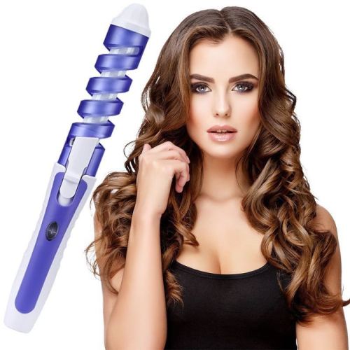 cross-border new arrival portable full-automatic hair curler large wave spiral hair perm wet and dry dual-use electric hair curler