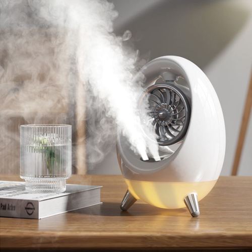 new air cooler usb desktop small spray fan mini humidifying water-cooled electric fan cross-border japanese and korean gifts