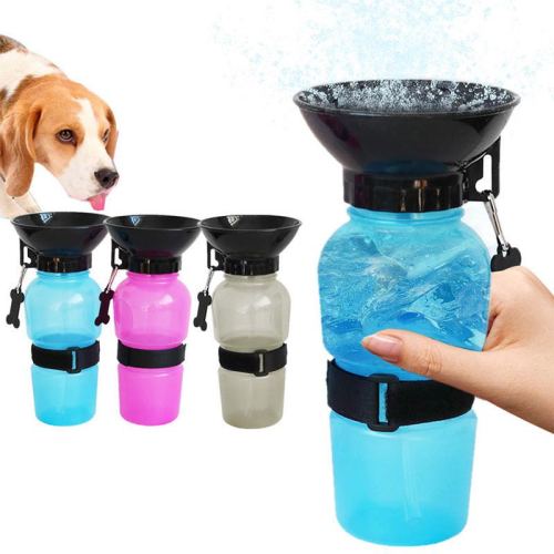 cross-border squeeze portable pet drinking bowl dog outing water cup portable cup dog walking water bottle pet drinking water