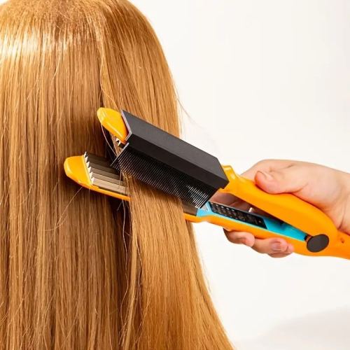 plywood straight hair tool plastic straight hair comb hairdressing electric hair straightener self-adhesive straight hair straight hair splint accessories