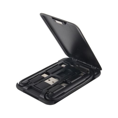 cross-border multi-functional business card holder data cable travel storage bracket charging cable