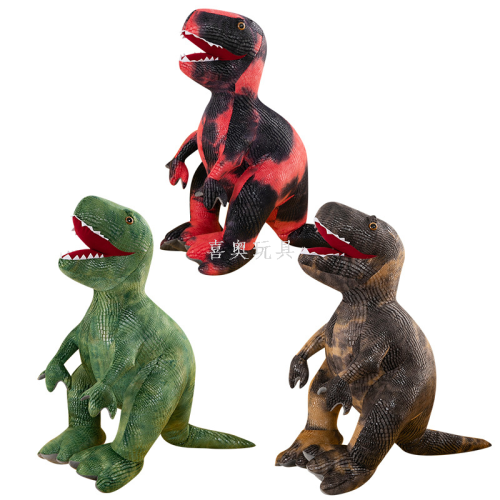 creative replica t-rex doll plush toys large children‘s gift stall toy factory wholesale