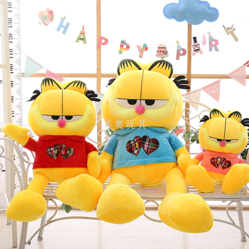 cross-border new arrival plush toy love garfield plush doll pillow large doll birthday gift for girlfriend