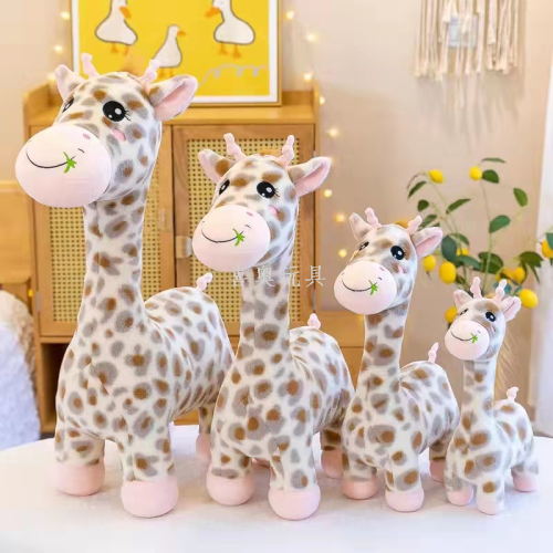 cute giraffe plush toy doll muppet girl‘s doll to sp with children‘s ragdoll doll pillow wholesale