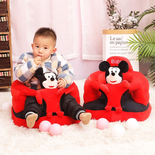 children‘s sofa plush toy baby learning to sit chair convenient baby bance seat soft anti-rollover comfortable monkey