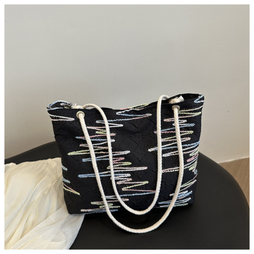 夏季新款潮流简约托特包大容量腋下包斜挎包女时尚休闲单肩包