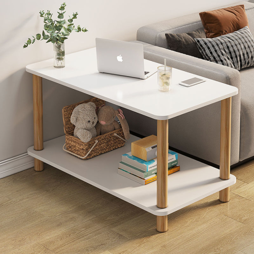 small table sofa side several double-layer small coffee table nordic home living room small apartment simple tea table bedside storage rack