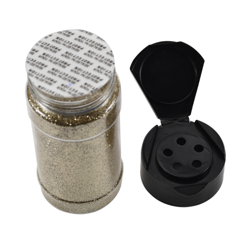 popular nail art gold and silver glitter 80g bottled colorful glitter powder christmas crafts epoxy quicksand jewelry